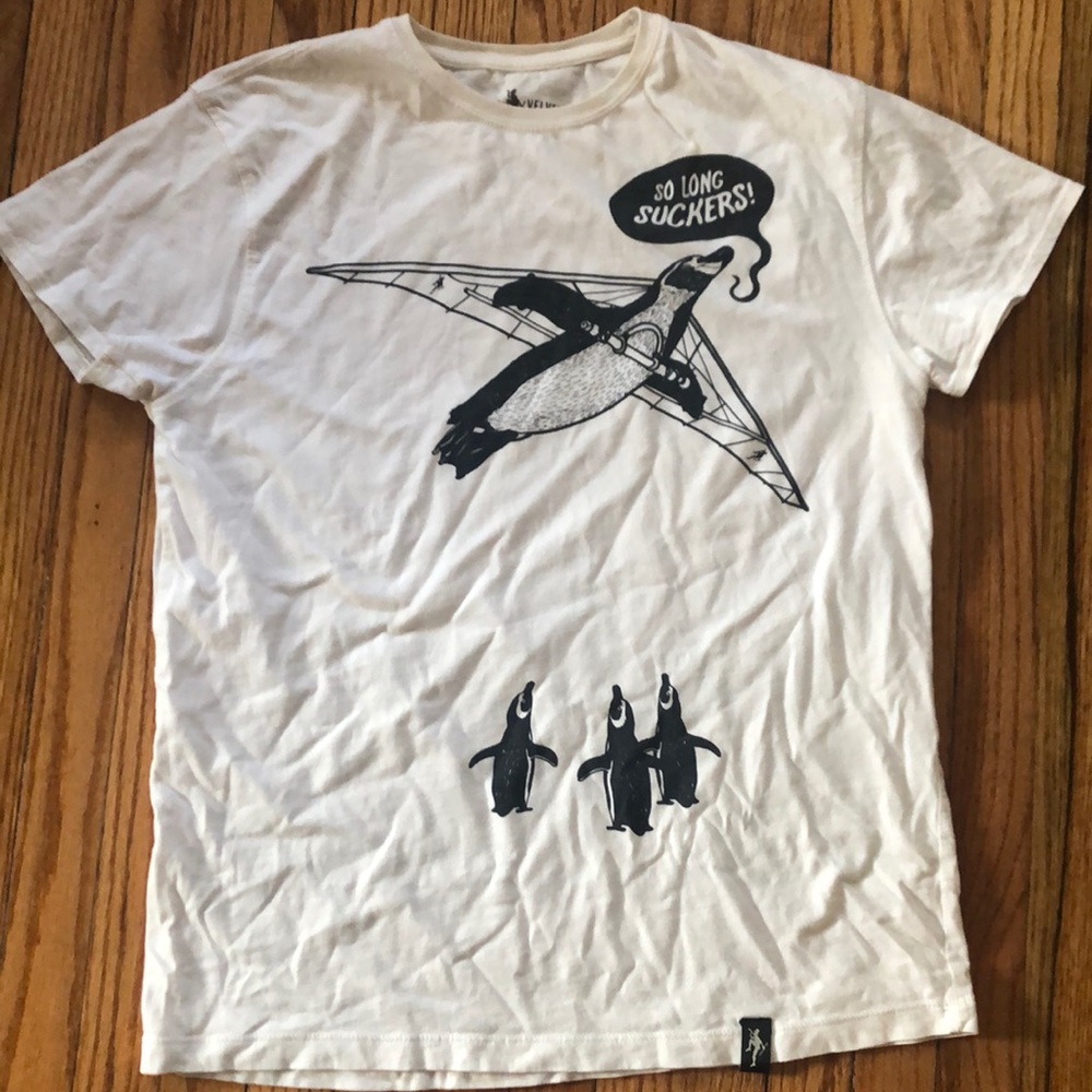 Penguin screen print t-shirt